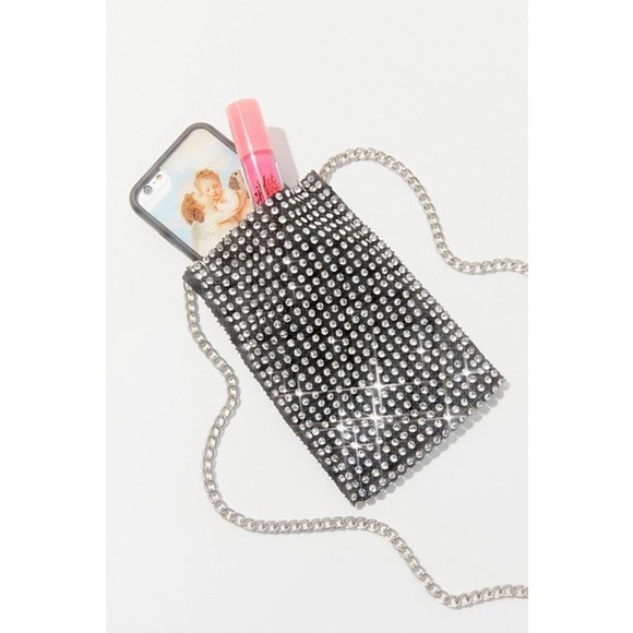 Steve Madden Handbags - Steve Madden Call Me Rhinestone Crossbody Bag